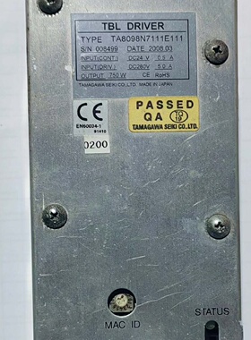多摩川TBL750W驱动器TA8098N7111E111-询