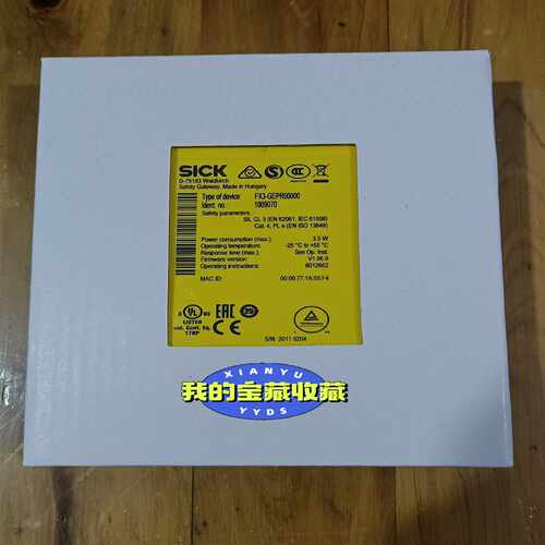 FX3－GEPR00000 SICK德国西克CPU安全继电器~询价