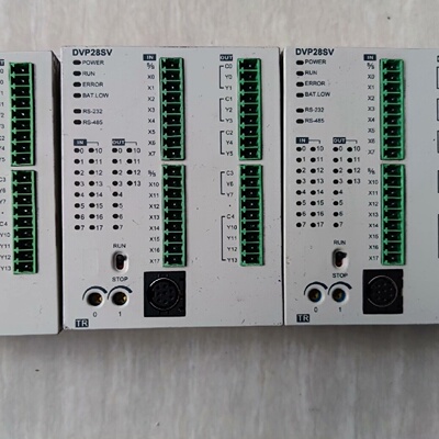 【询价】台达PLC DVP28SV11T成色实物图，功能正常，单台价