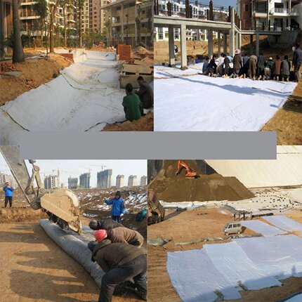 GCL钠基膨润土防水毯4000g覆膜膨润土防水毯5000g防水毯衬垫厂家