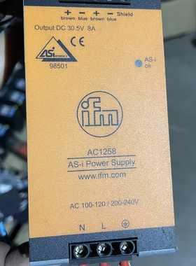 IFM易福门ASInterface电源AC1258全新议价