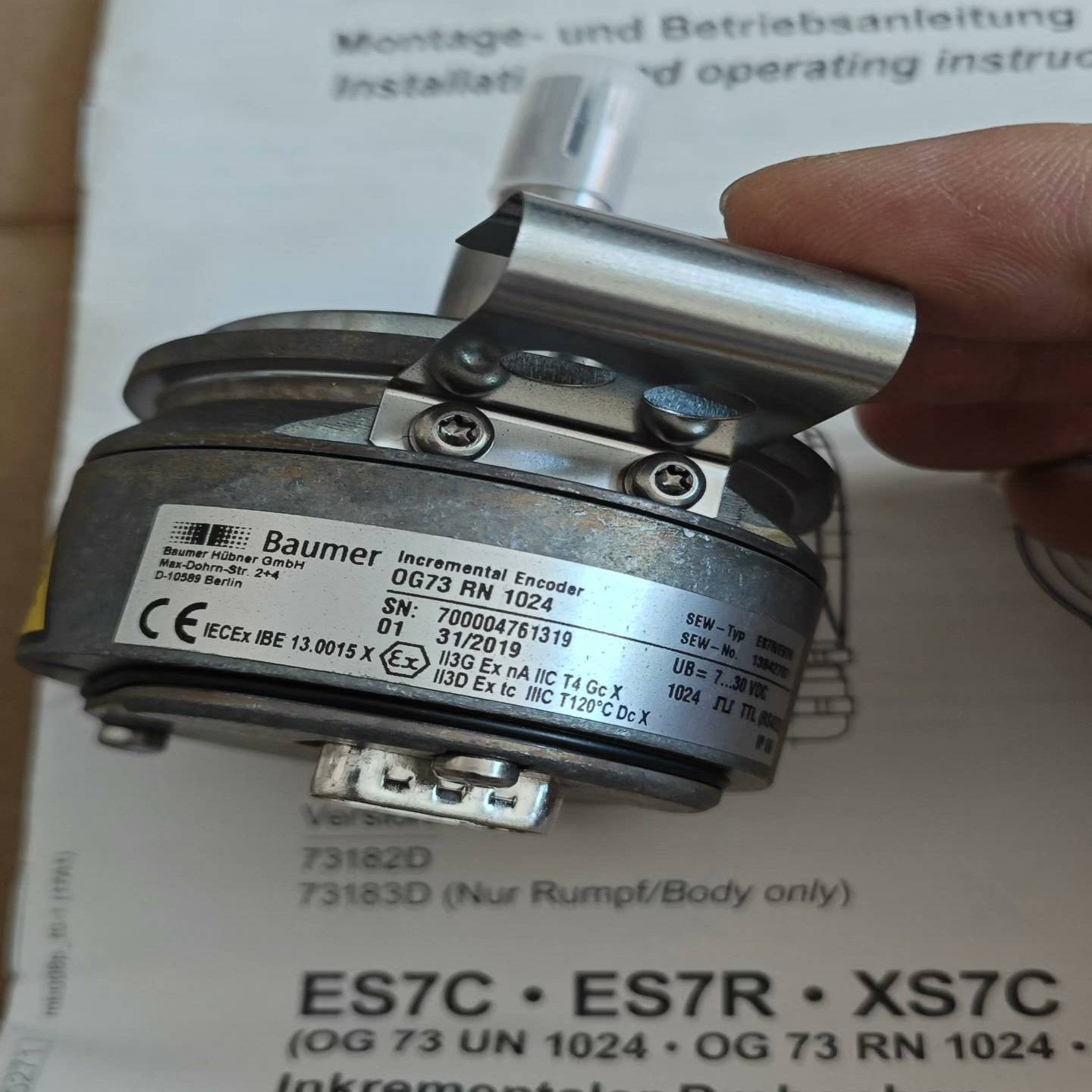 【请询价】全新SEW编码器ES7REV7R OG73RN 1024德