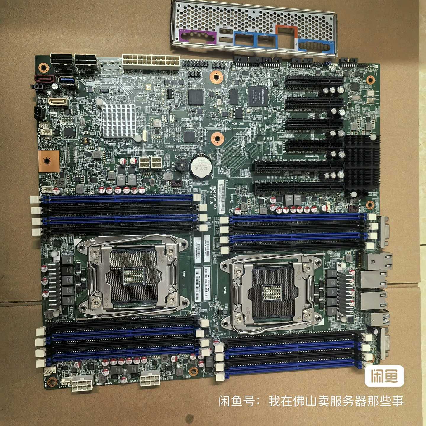 （议价）英特尔2011双路X99服务器主板NVME万兆32核M.2联