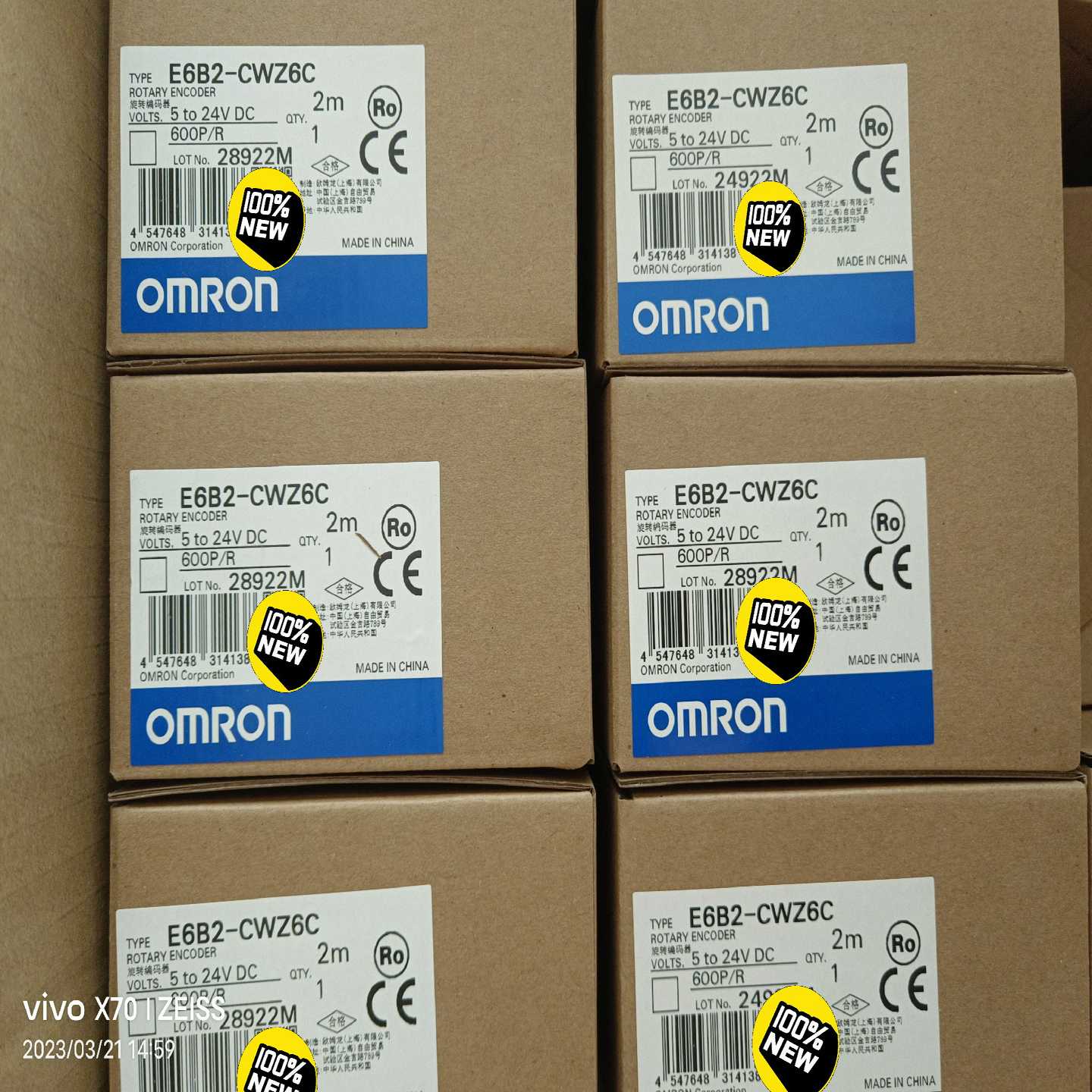 询价编码器E6B2-CWZ6C600P/R2M