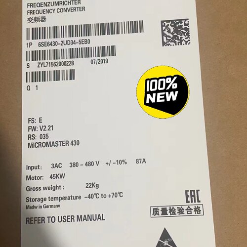 【询价】6SE6430-2UD34-5EB0/5EA0mm