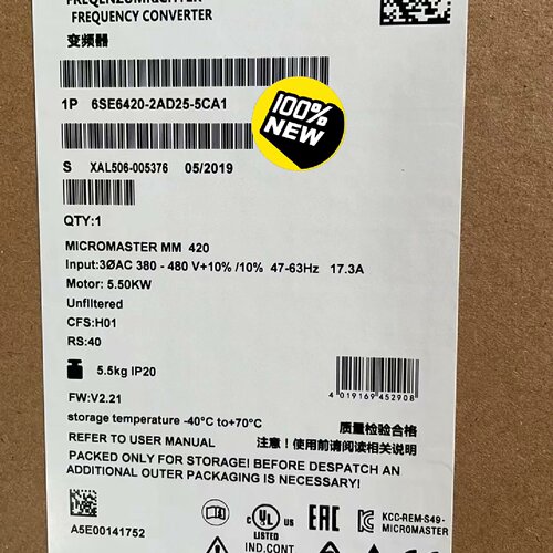 【询价】6SE6420-2AD25-5CA1MM420变频