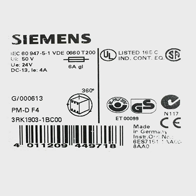 Siemens SIGUARD 3RK1903-1BC00 PM-D F4 fr Motorstarter Power