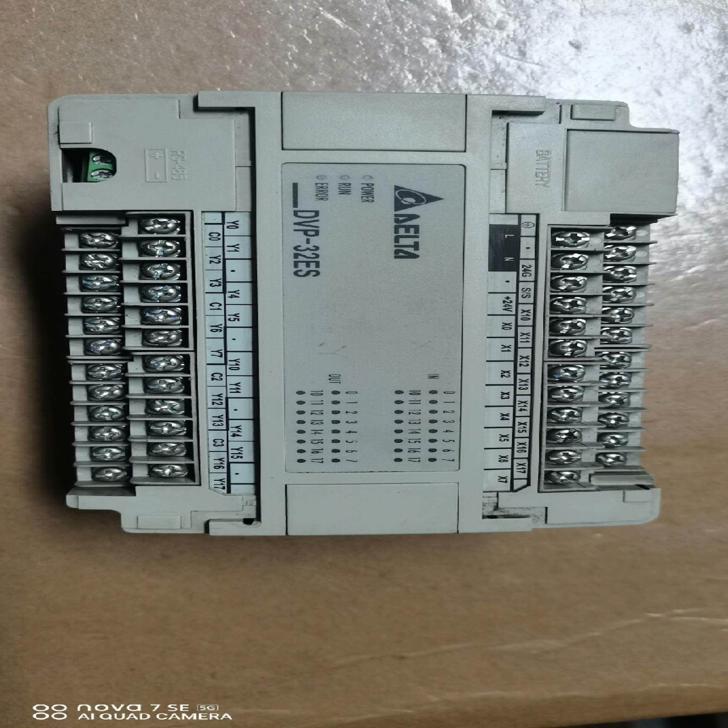拆机台达PLC（DVP32ES00R2）1个--议价商品