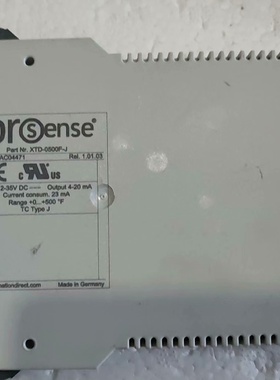 议价Prosense温度变送器XTD0500FJ实物如图