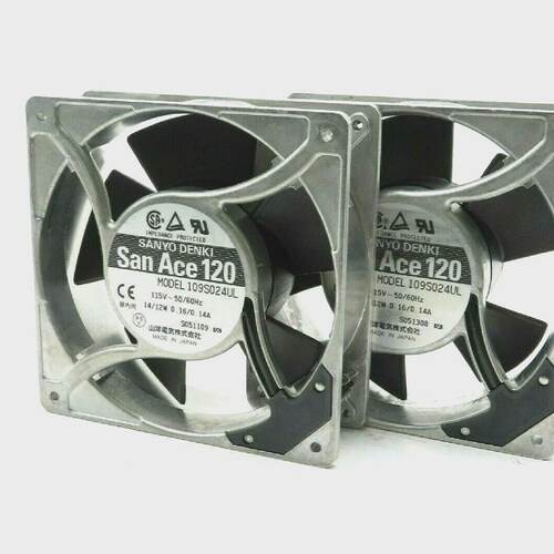 2 NEW SANYO DENKI 109S024UL AXIAL FAN 115V 5060HZ