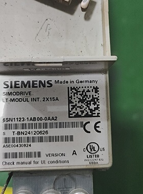 西门子SIMODRIVE驱动器型号6SN11231AB0