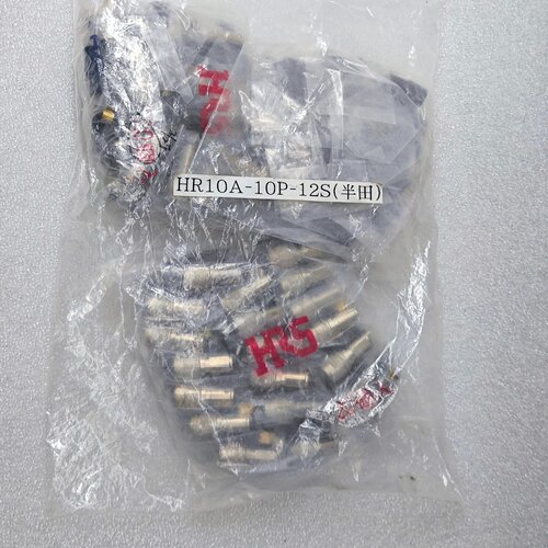 询价-HRS圆形连接器HR10A10P12S焊接母插头12