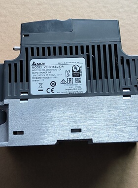 台达变频器1.5KW380VVFD015EL43A原装