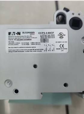 EATONBUSSMANN熔断器底座CCP2360C议价