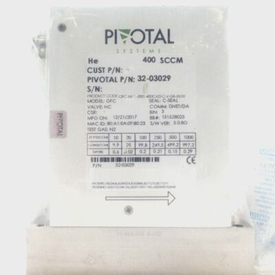 Pivotal Systems 3203029 Mass Flow Controller MFC 400 SCCM He