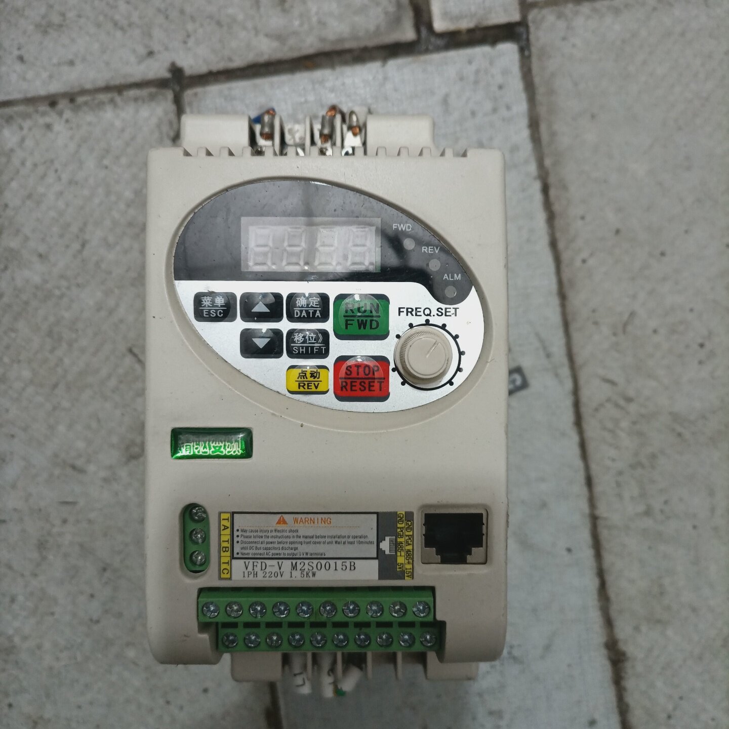 精驱变频器VFD-D，M2S0015B，220V1.5KWC询价