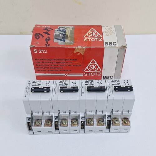 BBC Stotz S212L6  S212L6A  GHS2122061V0 Circuit Breaker 2 Po