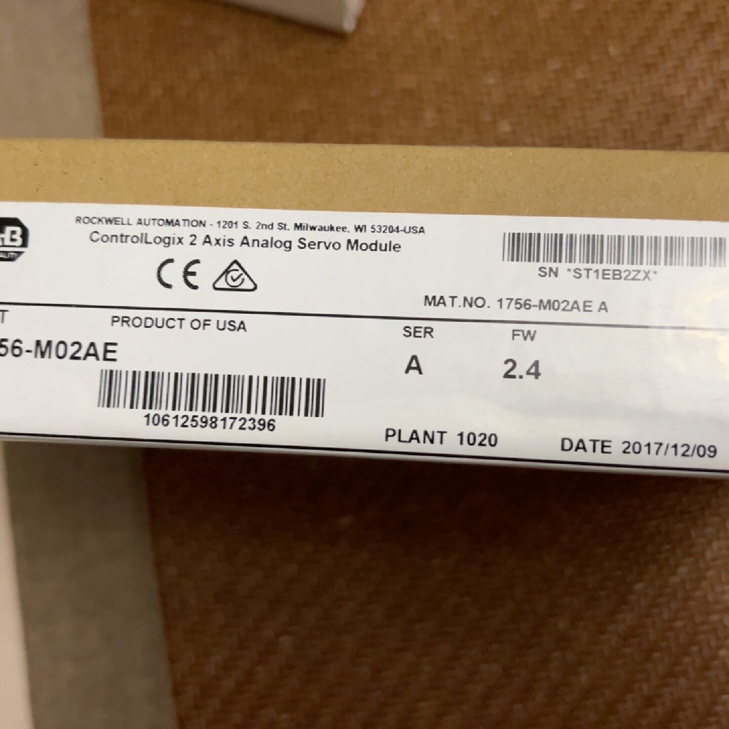 询-1756M02AE ControlLogix