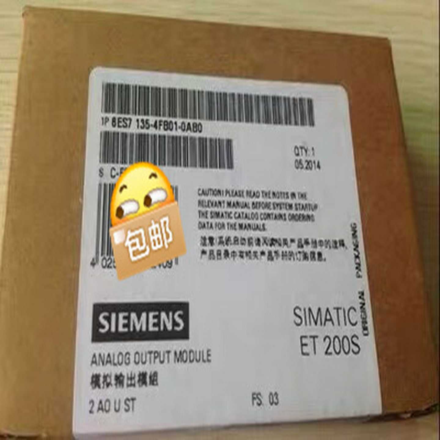 询价未拆封6ES7135-4FB01-0AB0产品质保一年