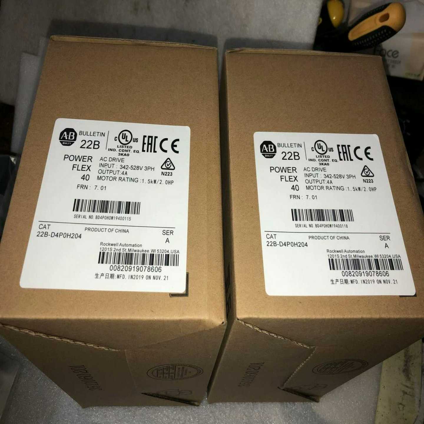 询价~AB变频器22C-D072/088/105/142a103议