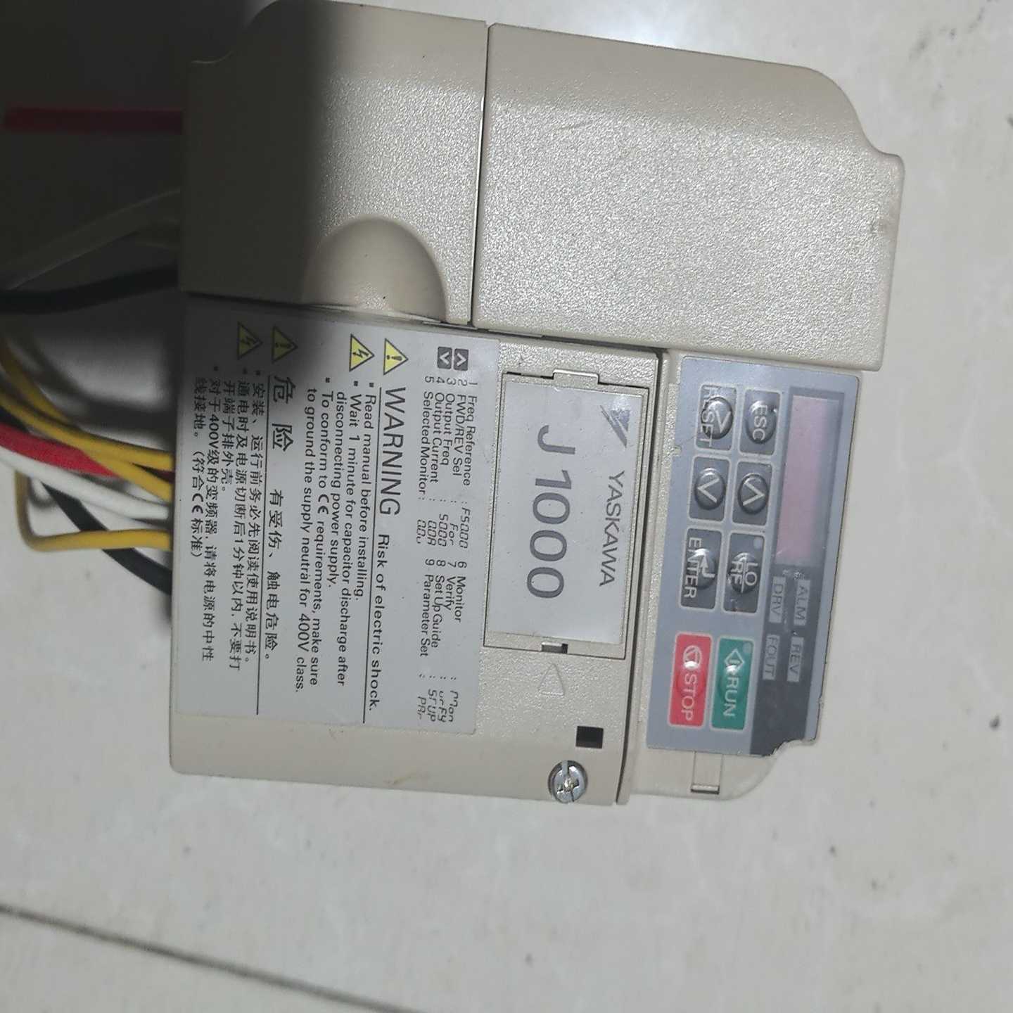 安川变频器J1000系列CIMR-JC4A0002BAA询价