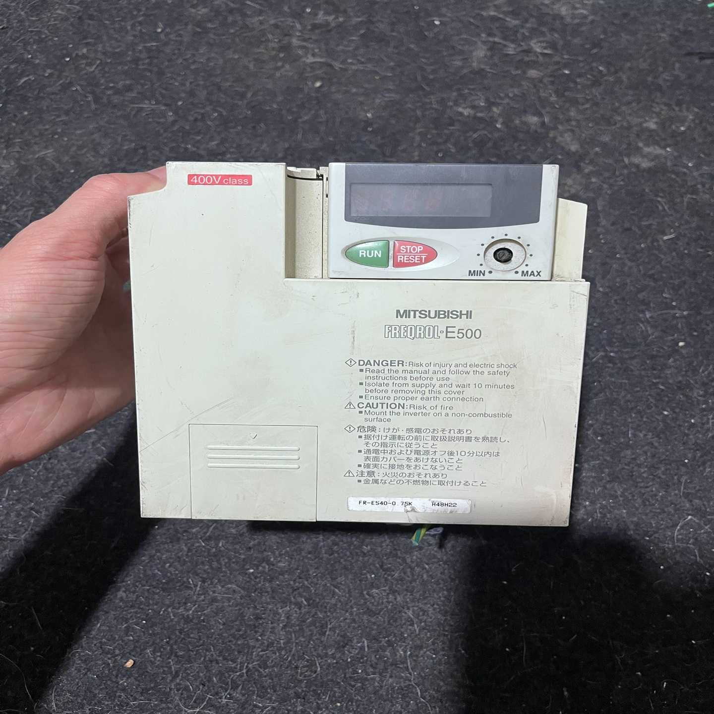 三菱E500变频器FR-E540-0.75K日本产0.75--议价商品