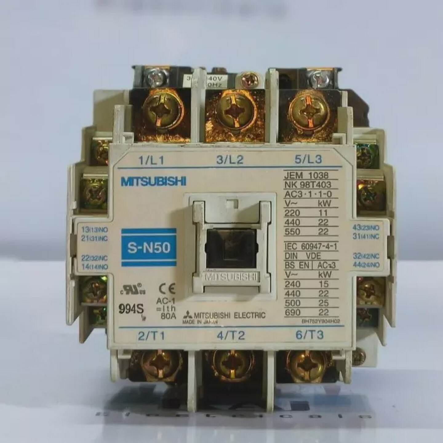 三菱S-N5080A磁性接触器交流电380-415伏线圈