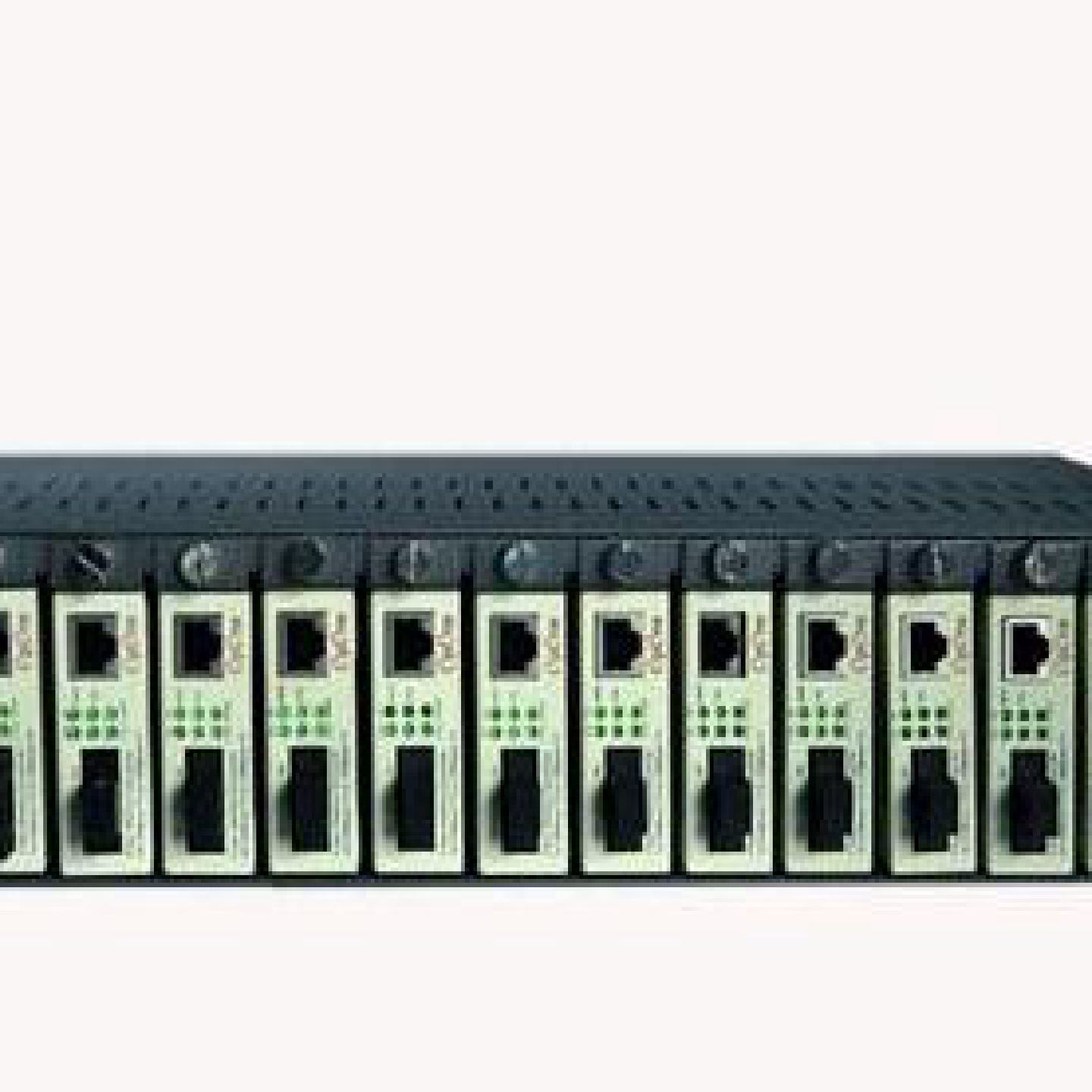 OponeFTC14214槽双电光纤收发器机架机箱不含收发器原厂图片