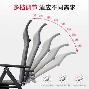 电脑椅子折叠躺椅办公室午休久坐午睡家用靠背书桌新品