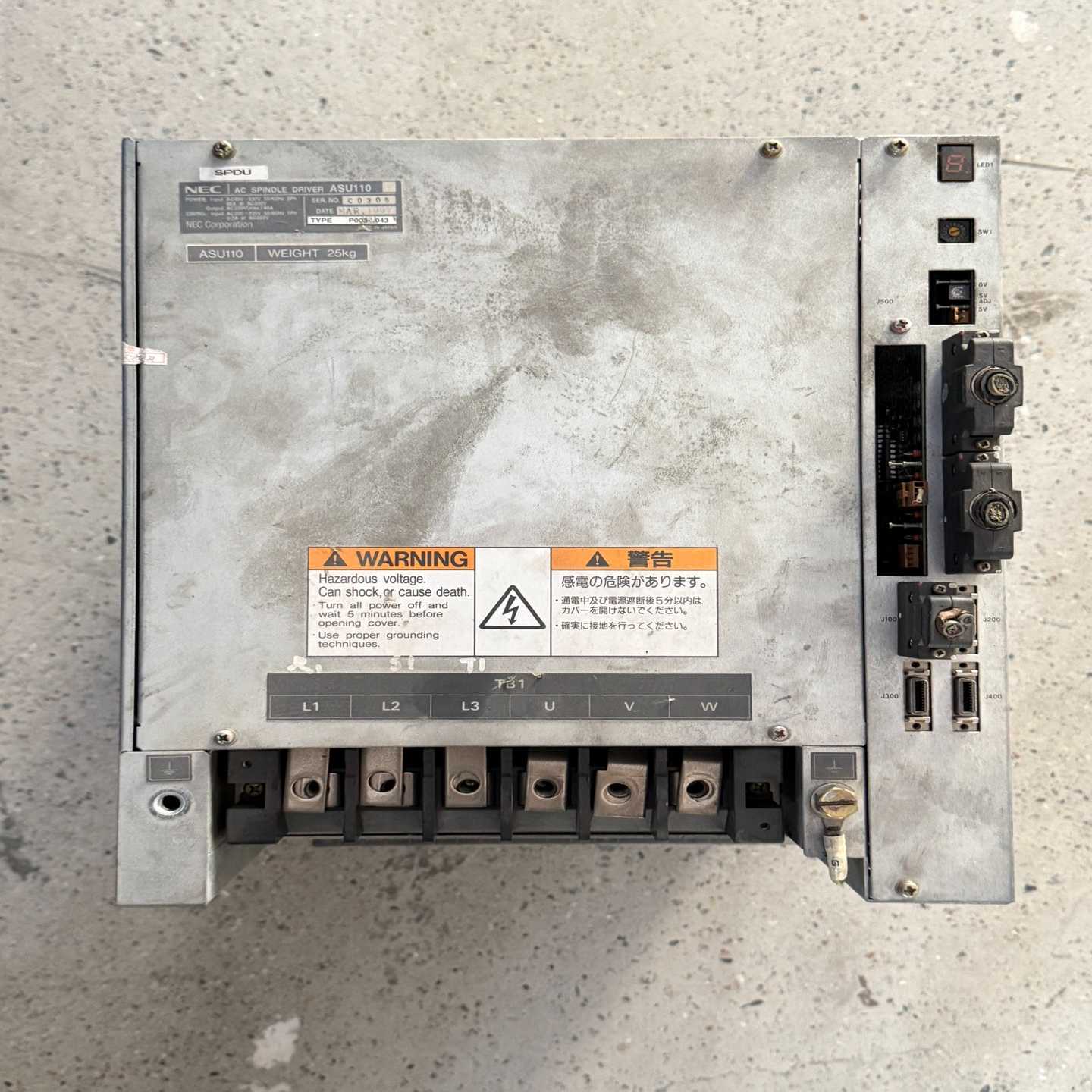 NEC主轴驱动器ASU110P003-2043原询价