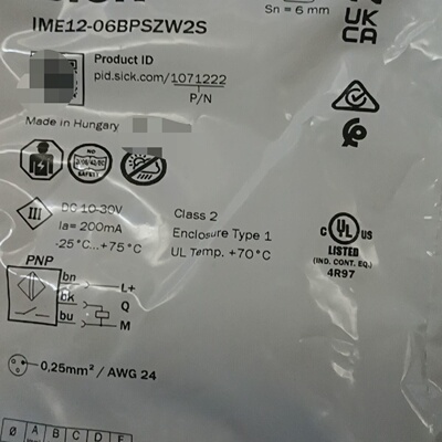 寻》》SICK西克接近传感器IME1206BPSZW2S匈牙利