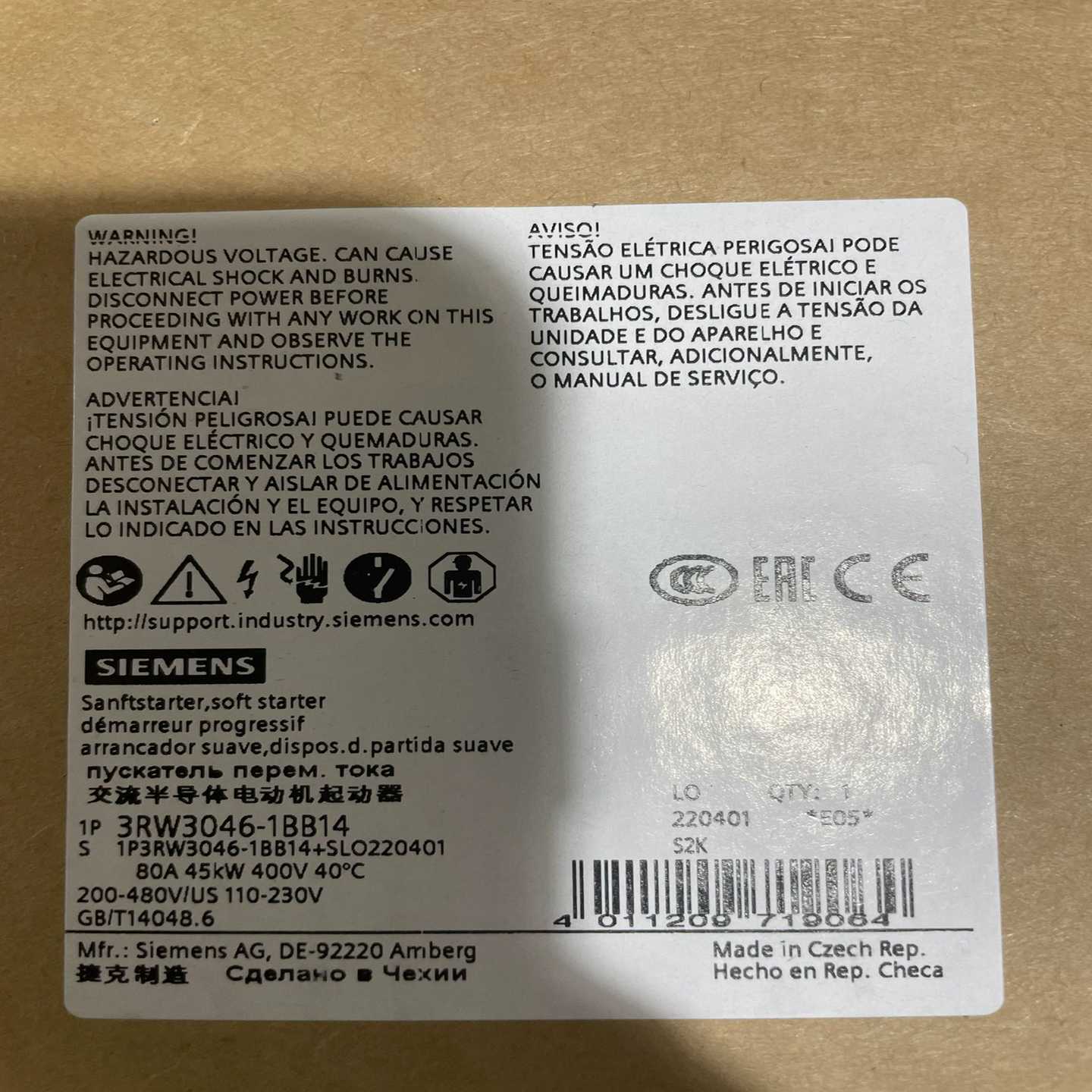 询价~3RW3046-1BB14     3900