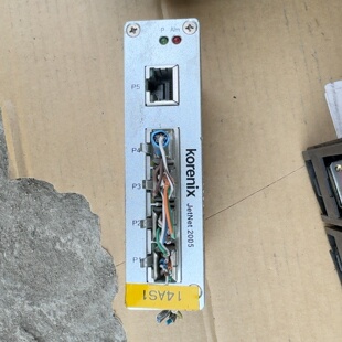 Korenix科洛理思JetNet2005一台拆机 议价商品