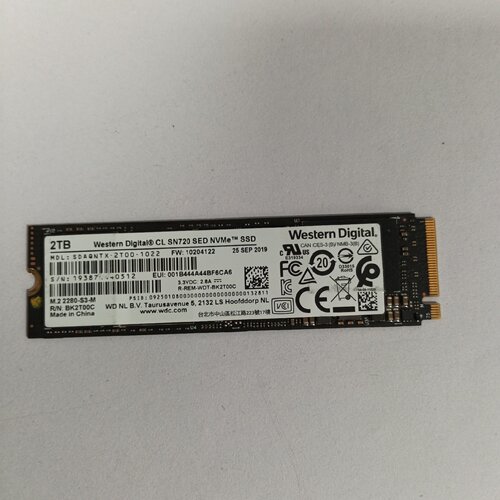 询-WD西数SN720NVMEM.22280SSD固