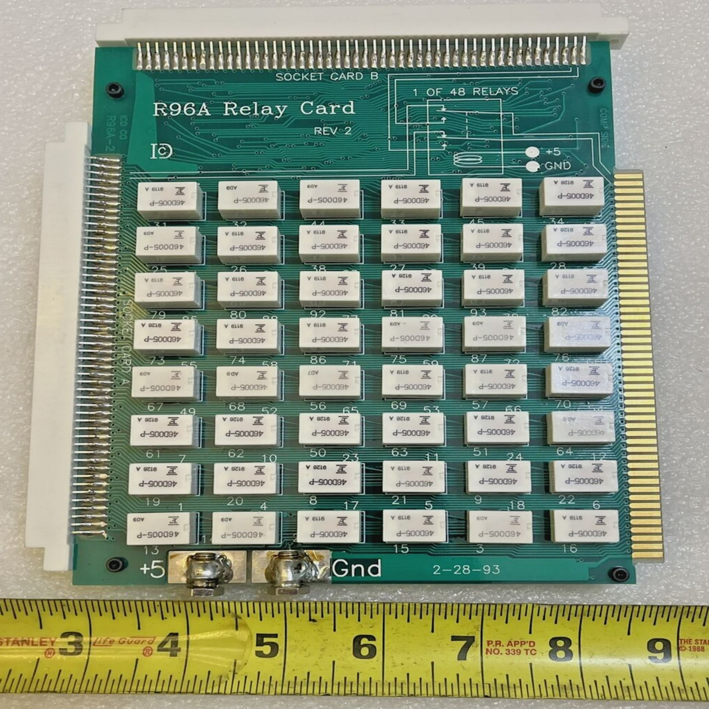 R96A继电器卡板rev2R96A-22-28-93194v-01893