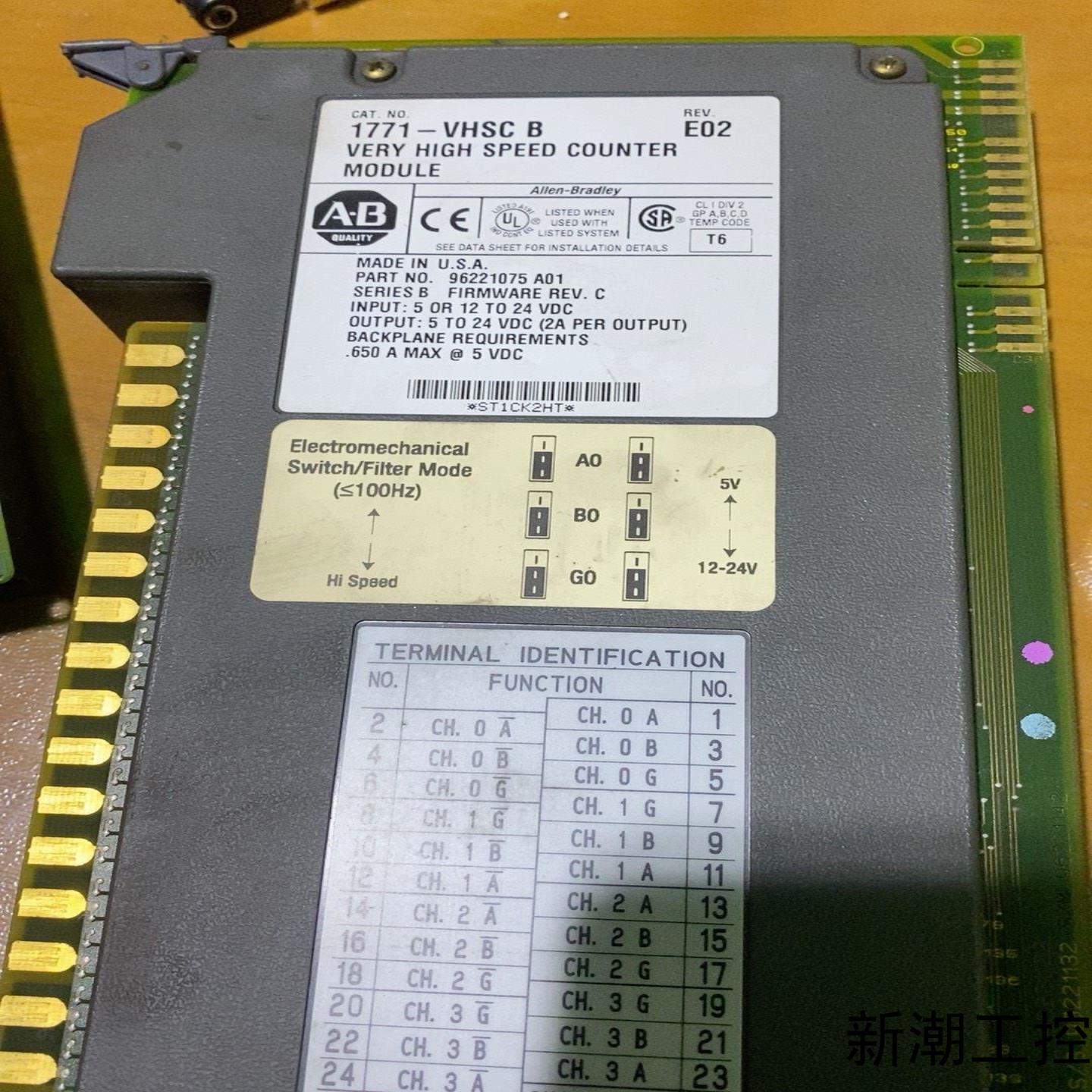 AB 1771-VHSC B高速计数器模块美国原装全新拆议价商品