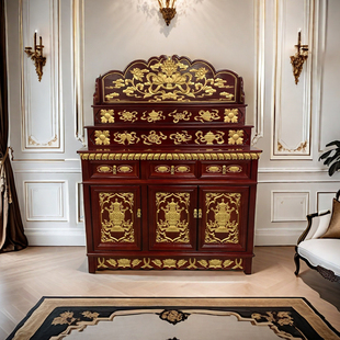 佛台柜观音财神家用供奉柜藏式家具实木堂口柜三层佛龛定制布置