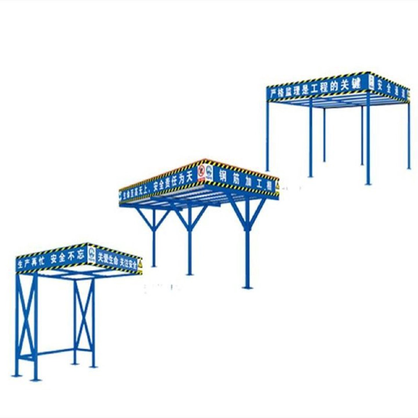 工地钢筋加工棚防护棚组装式建筑工地安全通道套丝机茶水亭木工棚,金属材料及制品,金属盒/箱/柜,淘宝优惠券,粉丝福利购,淘宝优惠卷