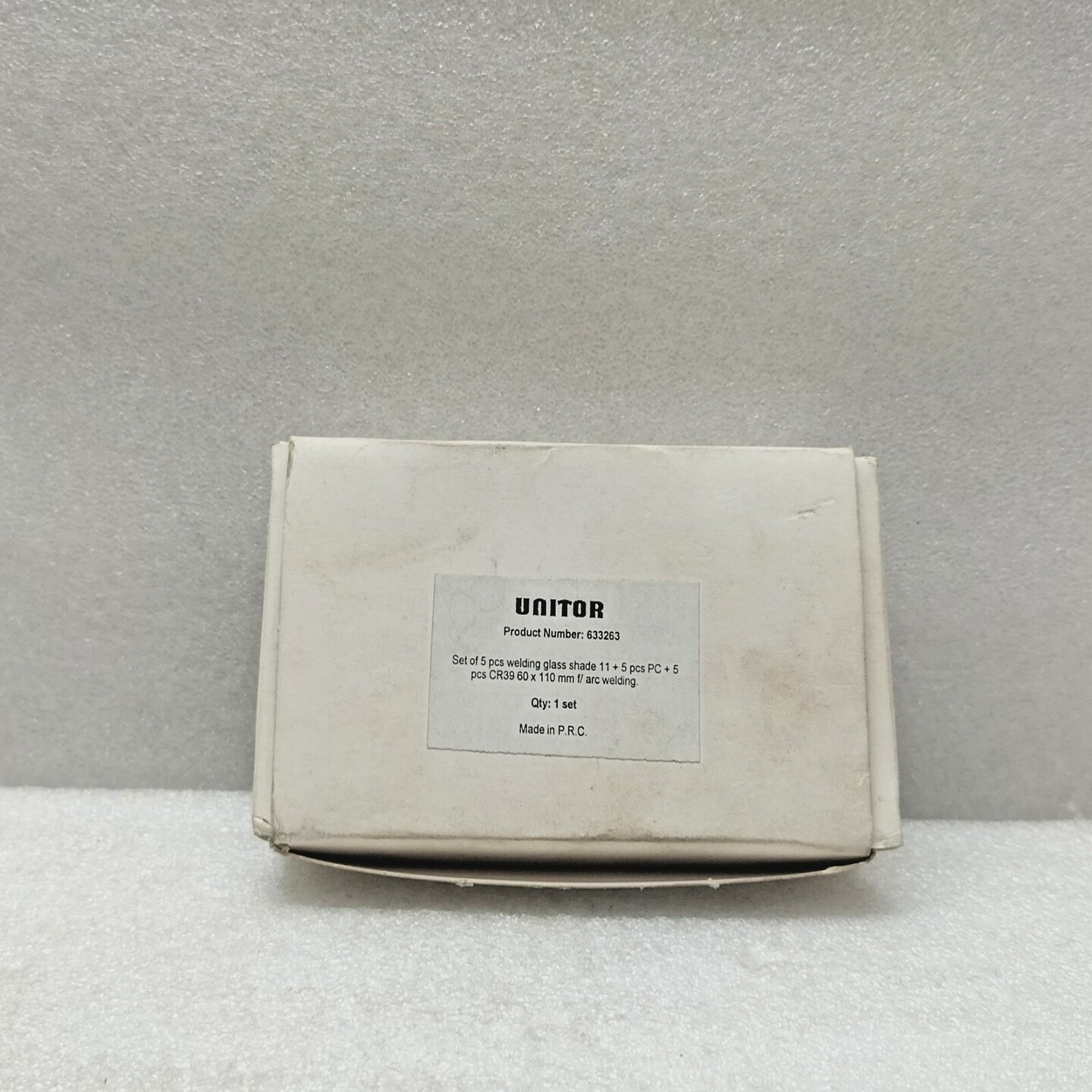 UNITOR633263SHADE11GLASS5PCSPCCR3960X110MM5P