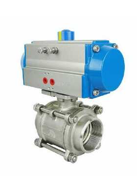 气动球阀SDN100DN125DN150DN200内部结构