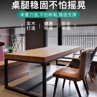 现代简约家用办公书桌卧室书法桌简易学习写字桌子 实木电脑桌台式
