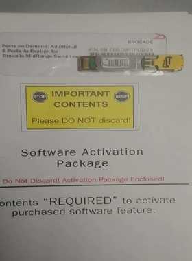 brocade 端口激活，BR-SMED8PTPOD-01！~询价