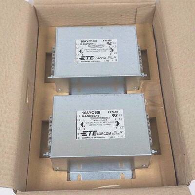Caja De 2 Nuevos Filtros De Lnea De Poder Tyco Corcom 16AYC1