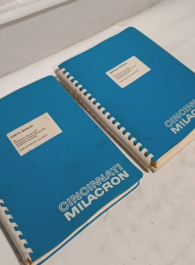 Lotof2CincinnatiMilacronParts&ServiceManualforPlai