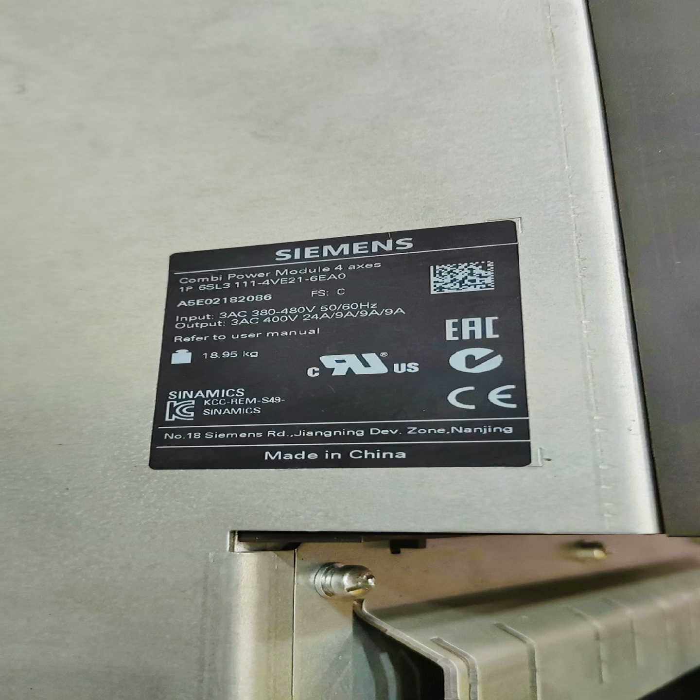 6SL3111-4VE21-6EA0，一体驱动，COM询价