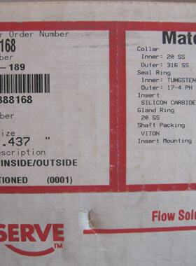 NEW FLOWSERVE 325030 4073189 SHAFT SIZE 1.437