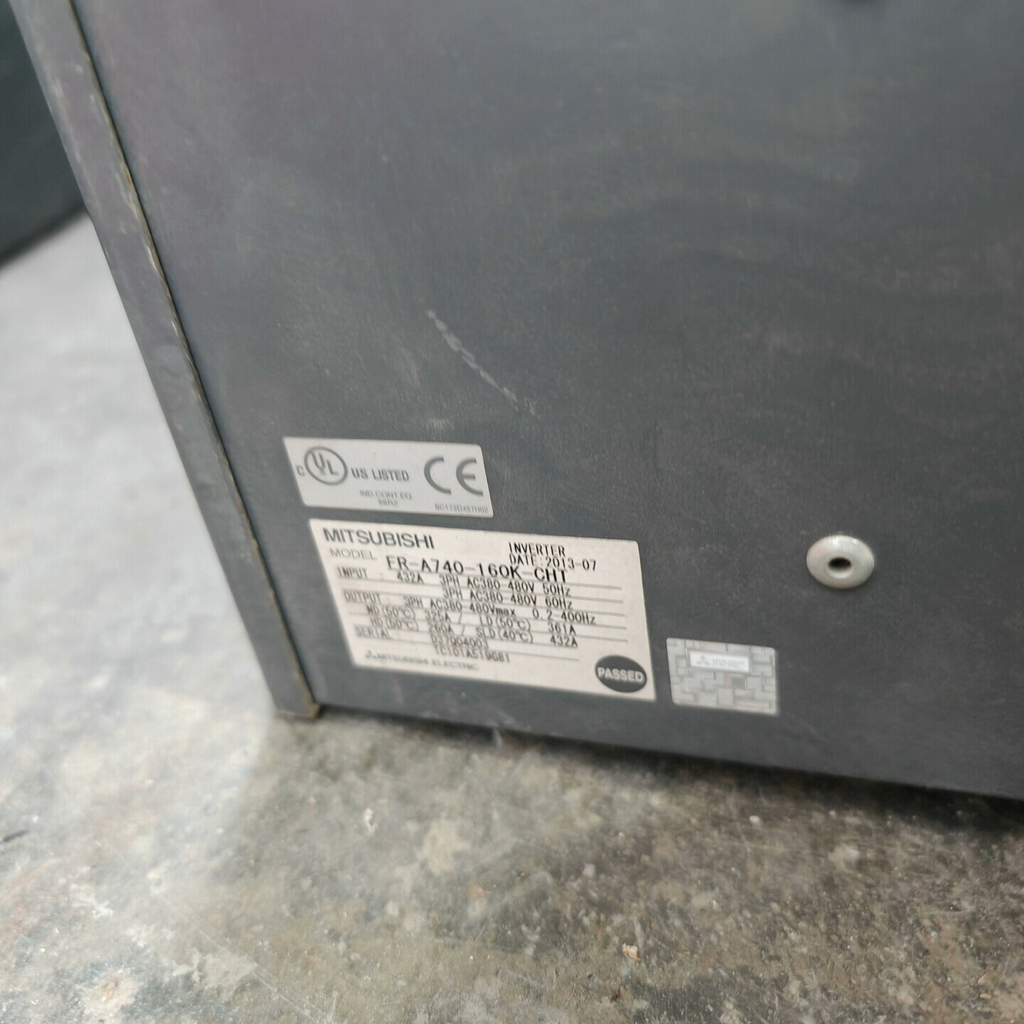 三菱A700变频器 FR-A740-160K-CHT，--议价商品