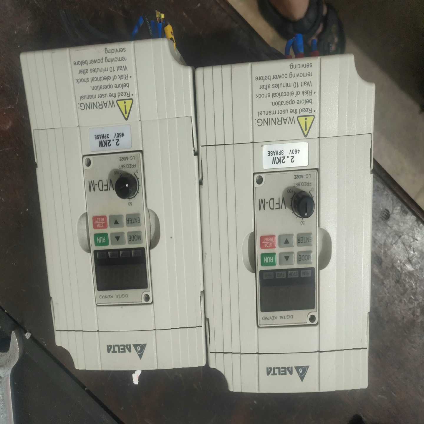 台达VFD022M43B，2.2千瓦变频器，三相电压。两台。~询价