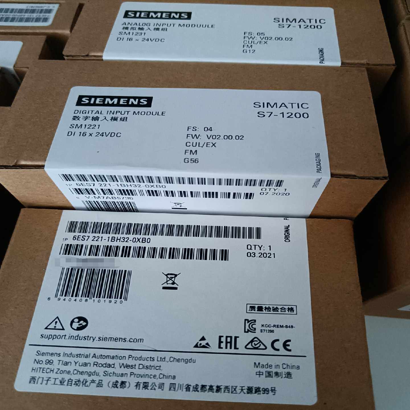 【议价】6ES7221-1BH32-0XB0未拆封，质保一年。适用