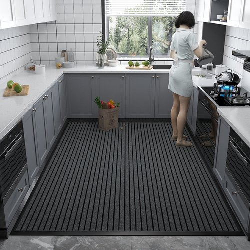 厨房地垫防滑垫防油家用可裁剪地毯专用门口脚垫吸水防水垫子耐脏
